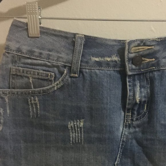 Denim Mini Skirt- Item#12 - Picture 2 of 5